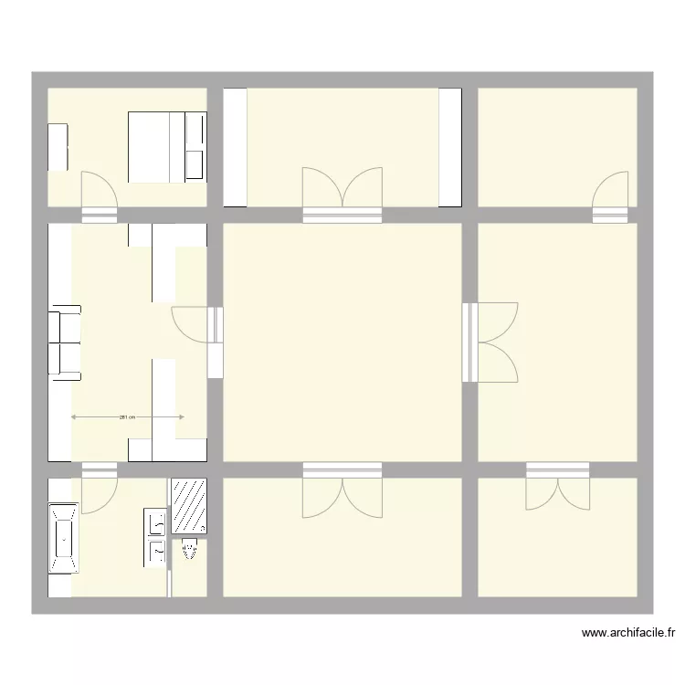 Scrawelle Rez1 Master 2e. Plan de 0 pièce et 0 m2