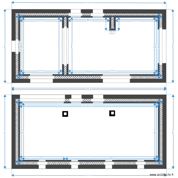 BERGERIE RDC GO. Plan de 8 pièces et 408 m2