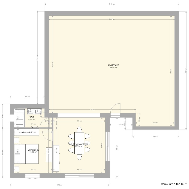 PROJET BARREAU. Plan de 0 pièce et 0 m2