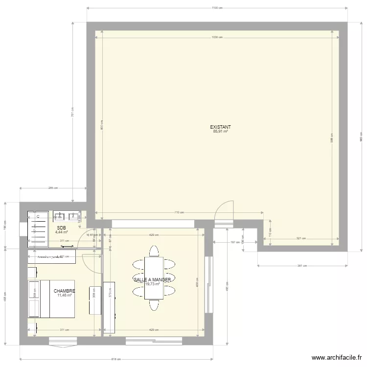 PROJET BARREAU. Plan de 