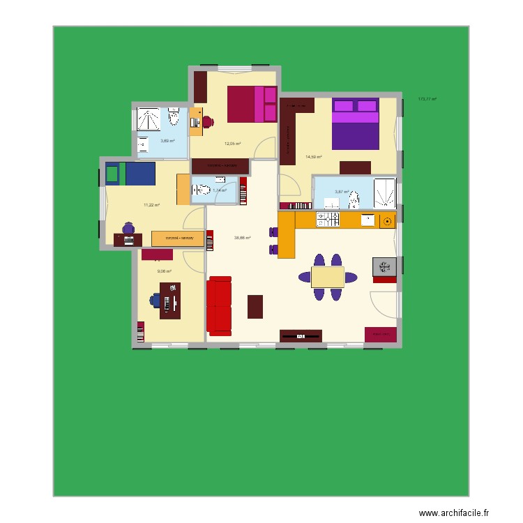 ANOTHER NEW STYLE. Plan de 0 pièce et 0 m2