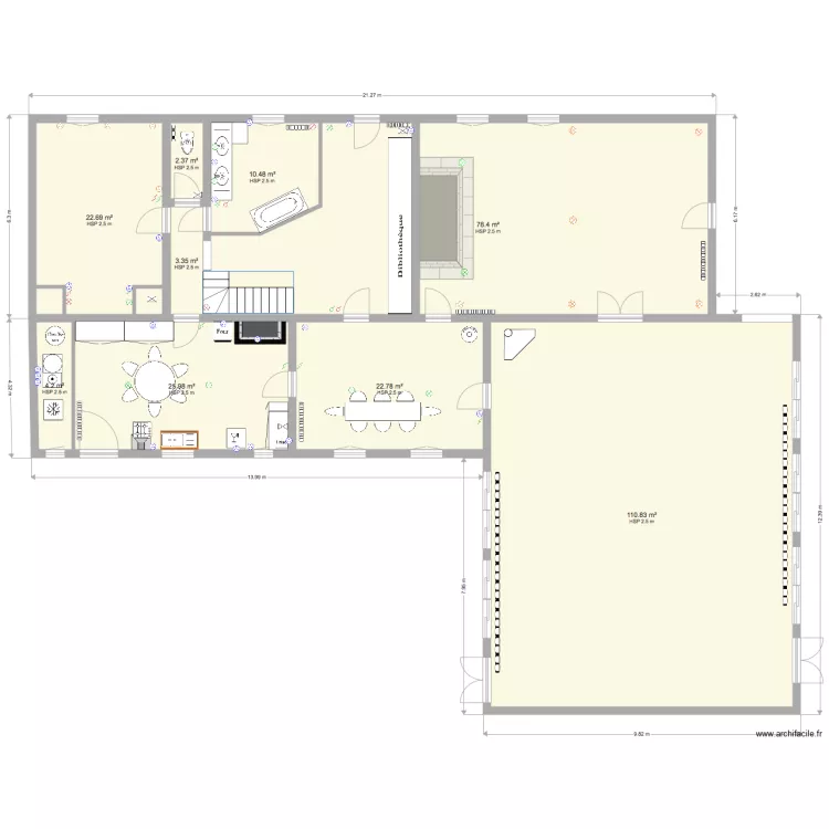 Maison maman 1. Plan de 