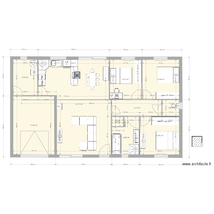 MARQUET. Plan de 0 pièce et 0 m2