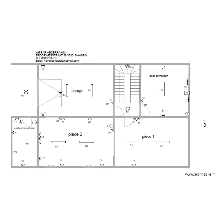 AIT TEDRARTE47. Plan de 