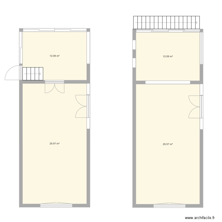 extension saint paul. Plan de 0 pièce et 0 m2