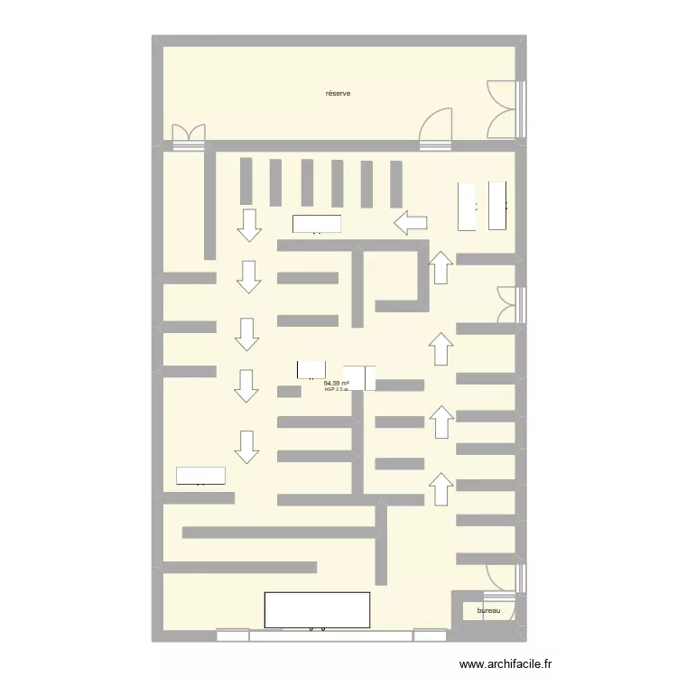 plan intersport. Plan de 3 pièces et 115 m² plan intersport. Plan de 3 pièces et 115 m²