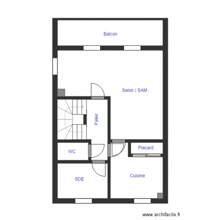 SPIONE 2ETG. Plan de 0 pièce et 0 m2