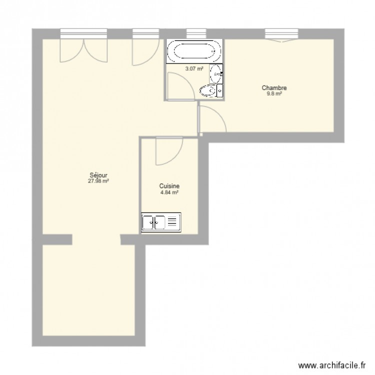 POYET St J ST R. Plan de 0 pièce et 0 m2