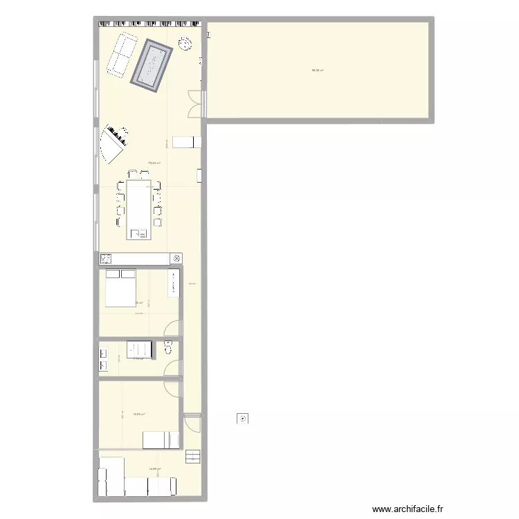 mezzanine blue 3. Plan de 