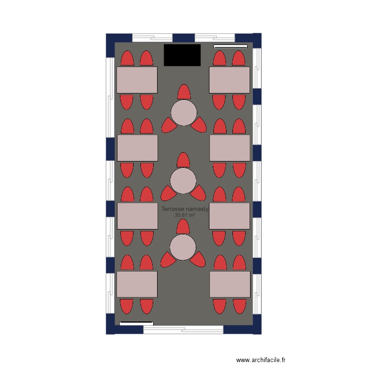 Terrasse namasty 1. Plan de 0 pièce et 0 m2