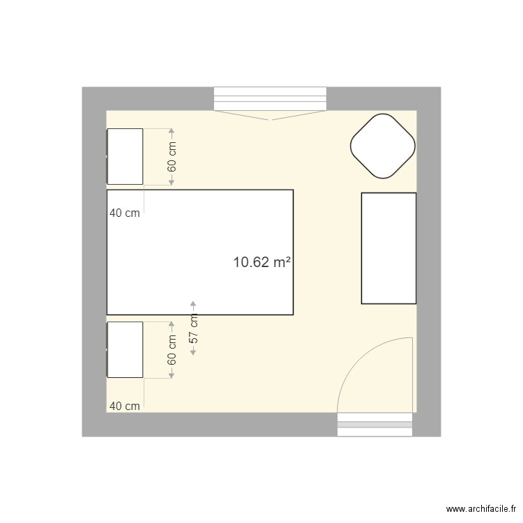 chambre 9. Plan de 0 pièce et 0 m2