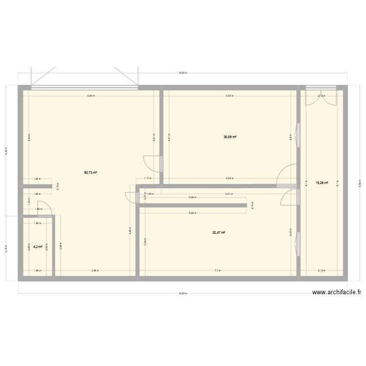 sous sol. Plan de 0 pièce et 0 m2