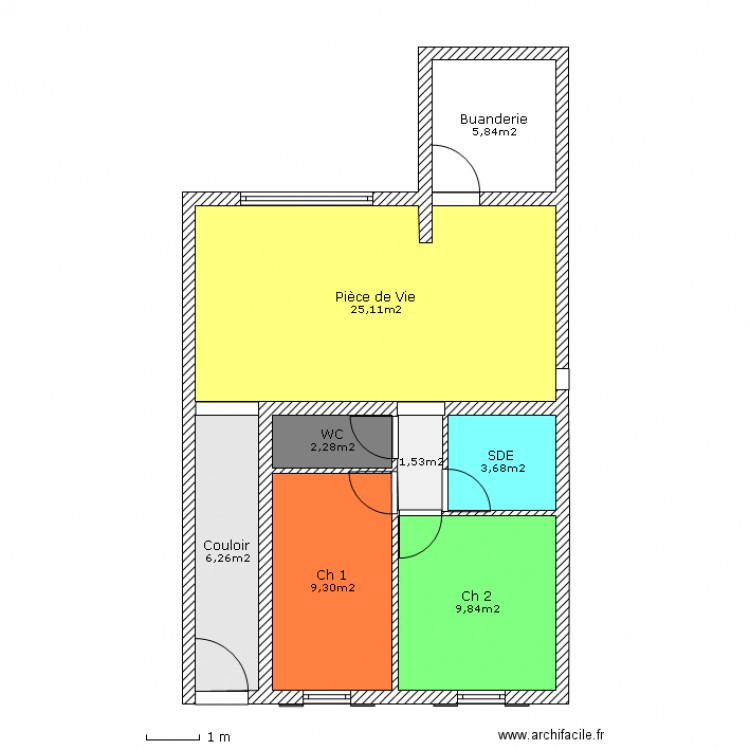 Plan. Plan de 0 pièce et 0 m2