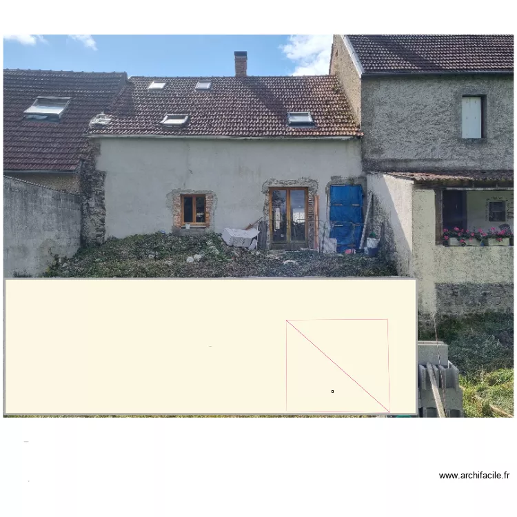 maison. Plan de 