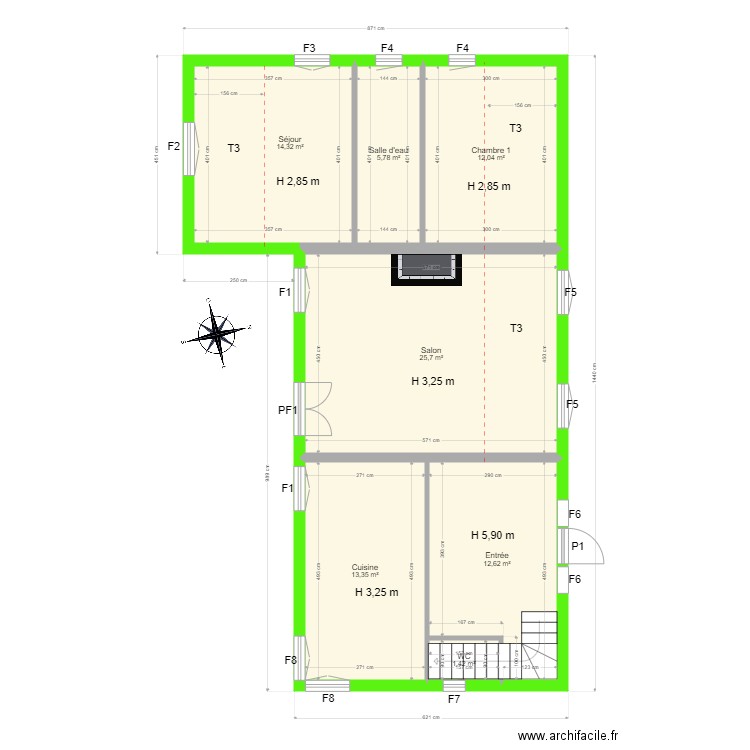 MAGLO . Plan de 0 pièce et 0 m2