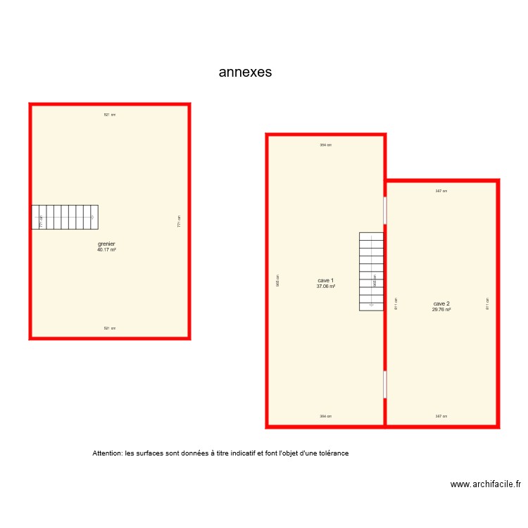 bi3265 annexes. Plan de 0 pièce et 0 m2