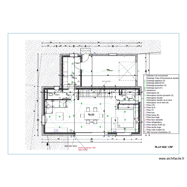 mallet rdc. Plan de mallet rdc. Plan de