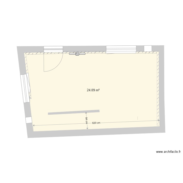 CHAMBRE 1. Plan de 0 pièce et 0 m2