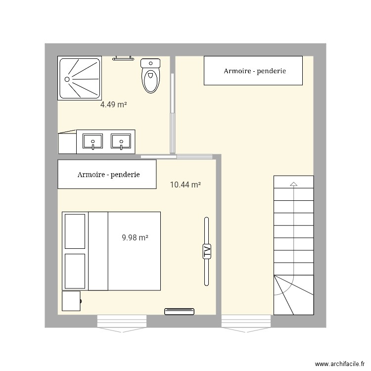 1er étage samer garage . Plan de 0 pièce et 0 m2