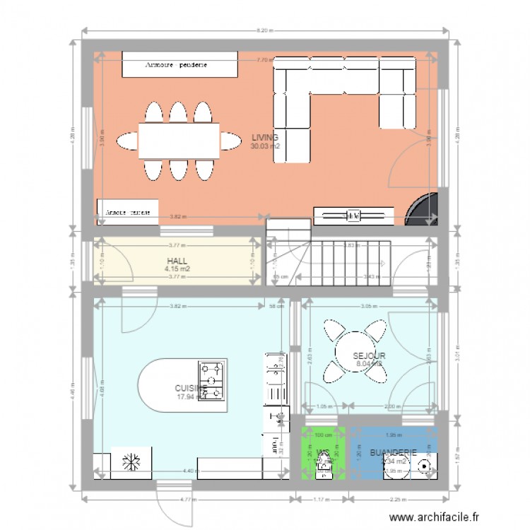 Louana. Plan de 0 pièce et 0 m2