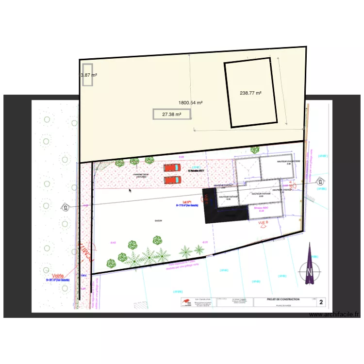 Transparence du voisin. Plan de 