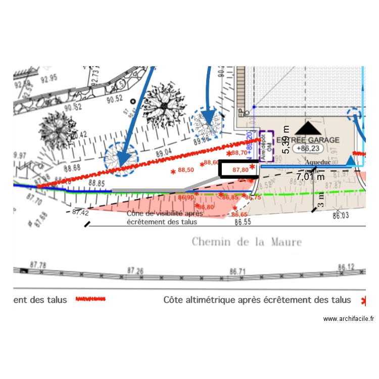 LOCAL REFOULEMENT. Plan de 0 pièce et 0 m2