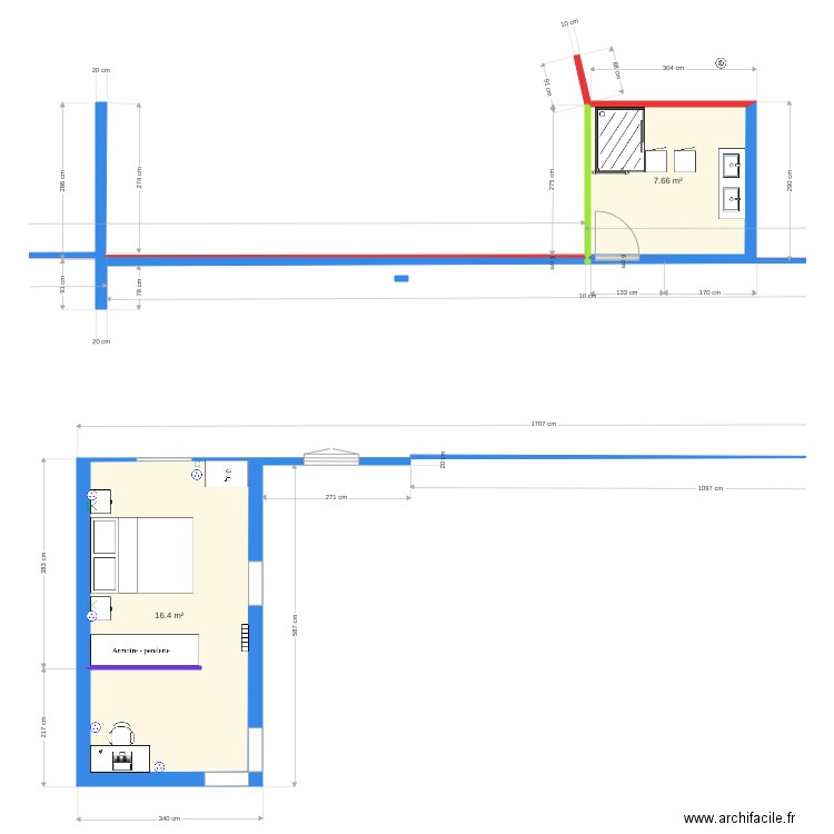 entree. Plan de 0 pièce et 0 m2