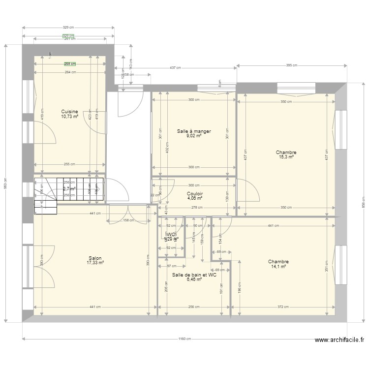 rez de chaussée 3. Plan de 0 pièce et 0 m2