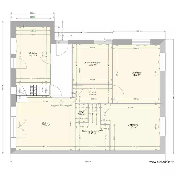 rez de chauss&eacute;e 3. Plan de 