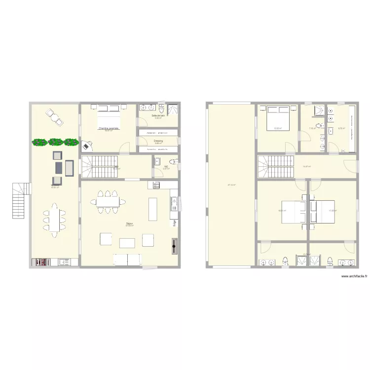 mbodiene bas petit escalier centre. Plan de 