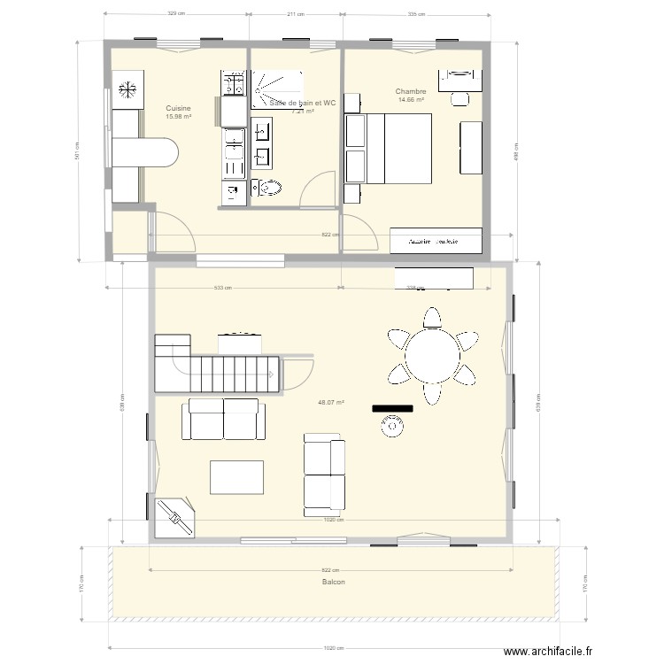 plan extension 1. Plan de 0 pièce et 0 m2