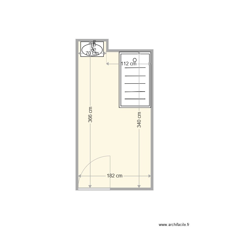 CATTEAU RAYMONDE . Plan de 0 pièce et 0 m2