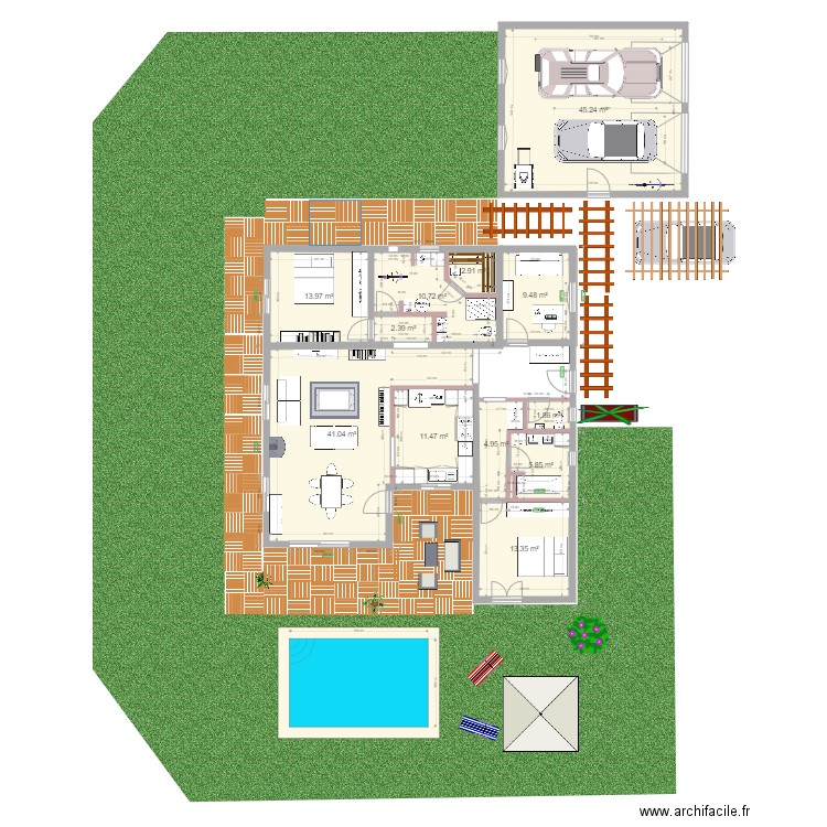 Tipi4. Plan de 0 pièce et 0 m2