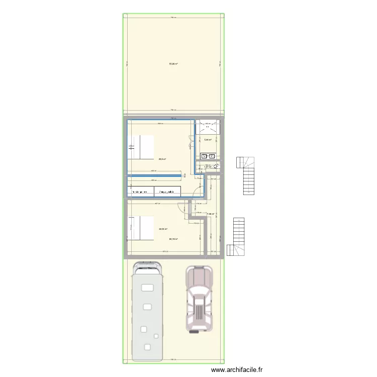 Montreuil palmette. Plan de Montreuil palmette. Plan de