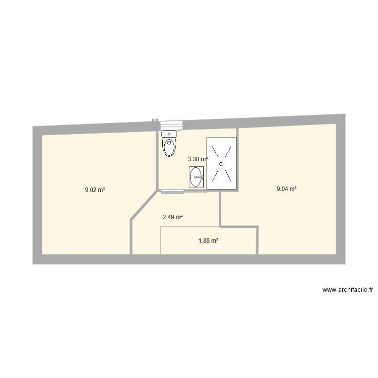 ETAGE REEL FINAL. Plan de 0 pièce et 0 m2