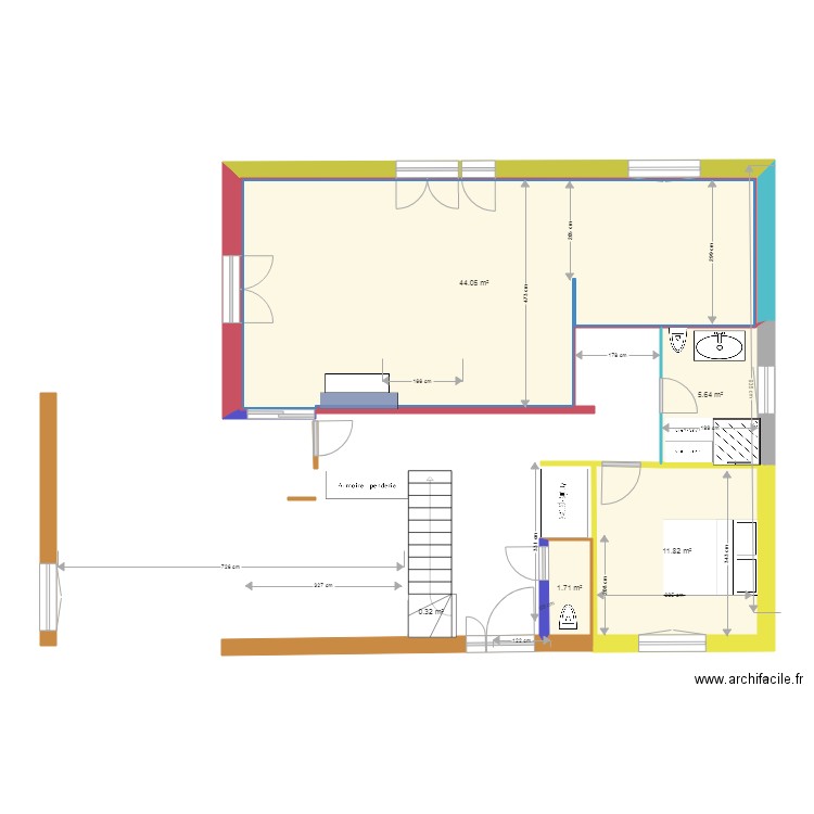 Plan départ. Plan de 0 pièce et 0 m2