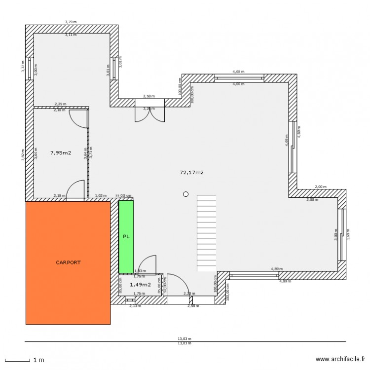 LUDWIKOSKI RDC. Plan de 0 pièce et 0 m2