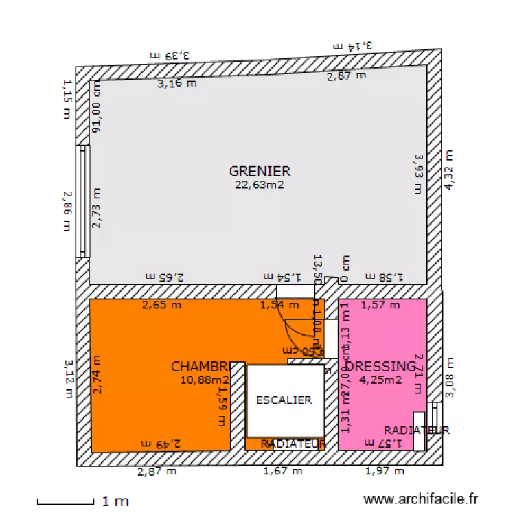 CANTA JARDIN XX4 ETAGE. Plan de 
