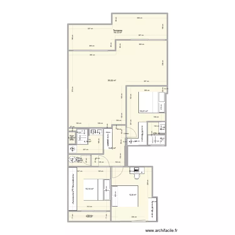 Pornichet VirginiaV4. Plan de 