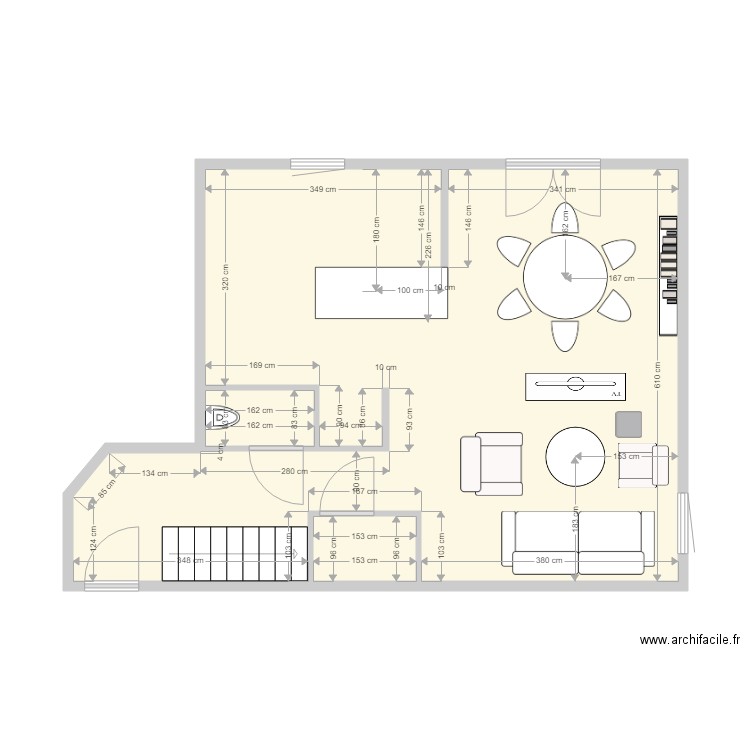 NT APPARTEMENT REZ CLOISON. Plan de 0 pièce et 0 m2