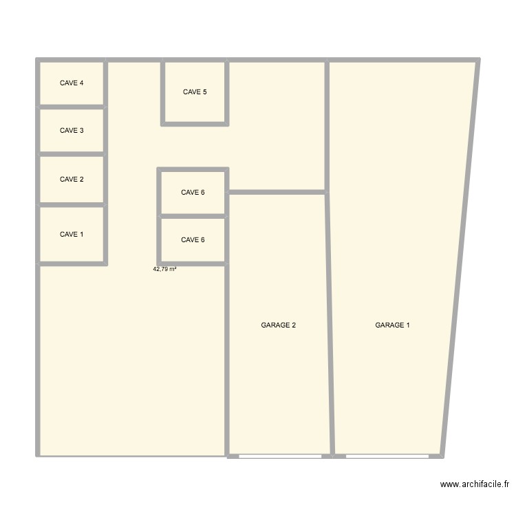 sci marko BOX  GARAGE. Plan de 10 pièces et 111 m2