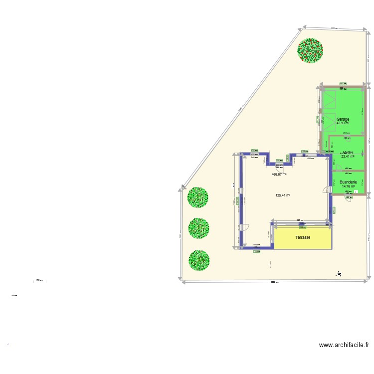 Plein Pied surface 1. Plan de 0 pièce et 0 m2