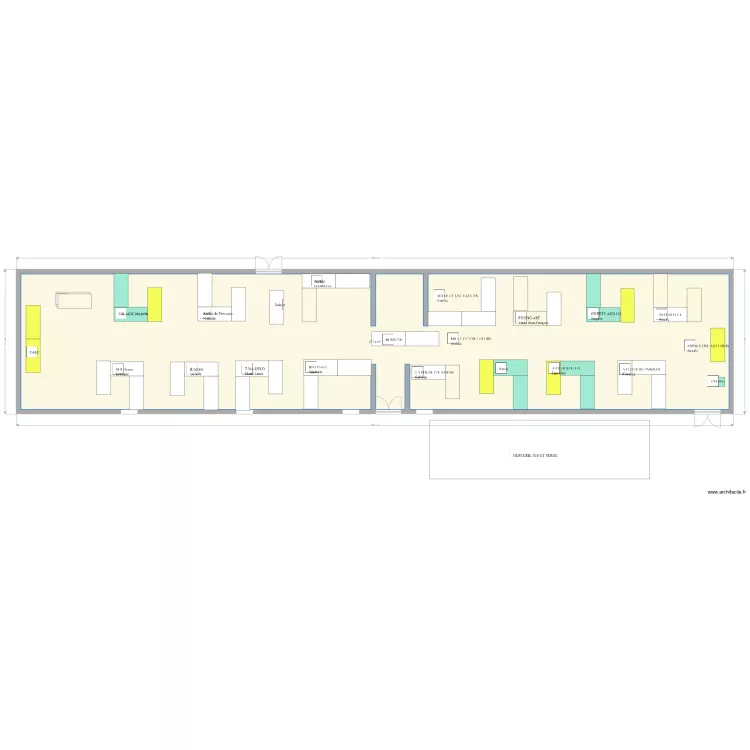 salle des fetes expo2. Plan de 