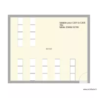 SALLE enseignement classique C201 &agrave; 205 mobilier ENSM