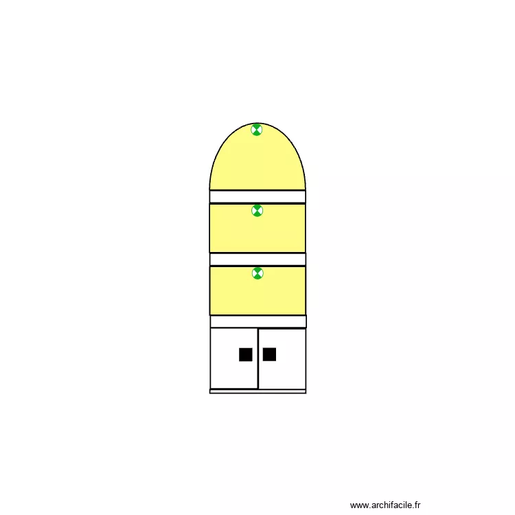 MEUBLE CABON2. Plan de 