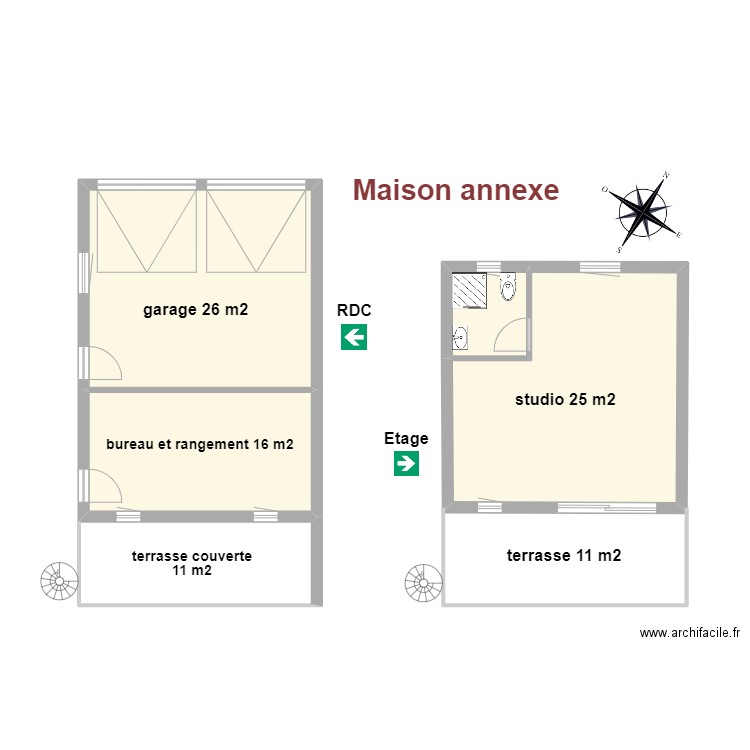 Maison annexe Banfield. Plan de 0 pièce et 0 m2