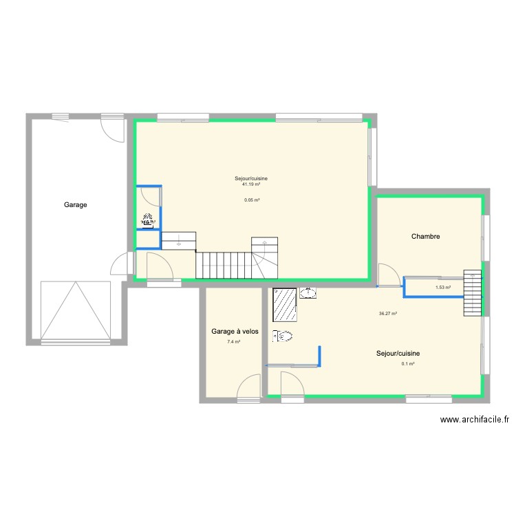 PLAN MAISON ST AUNES final. Plan de 0 pièce et 0 m2