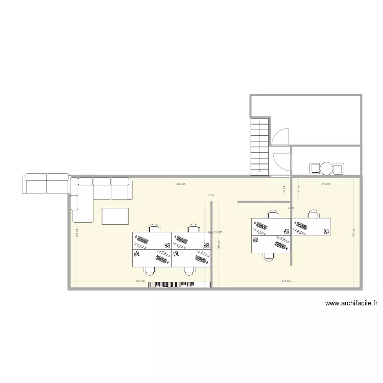 BureauPauline. Plan de 