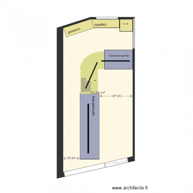 magasin 23. Plan de 0 pièce et 0 m2