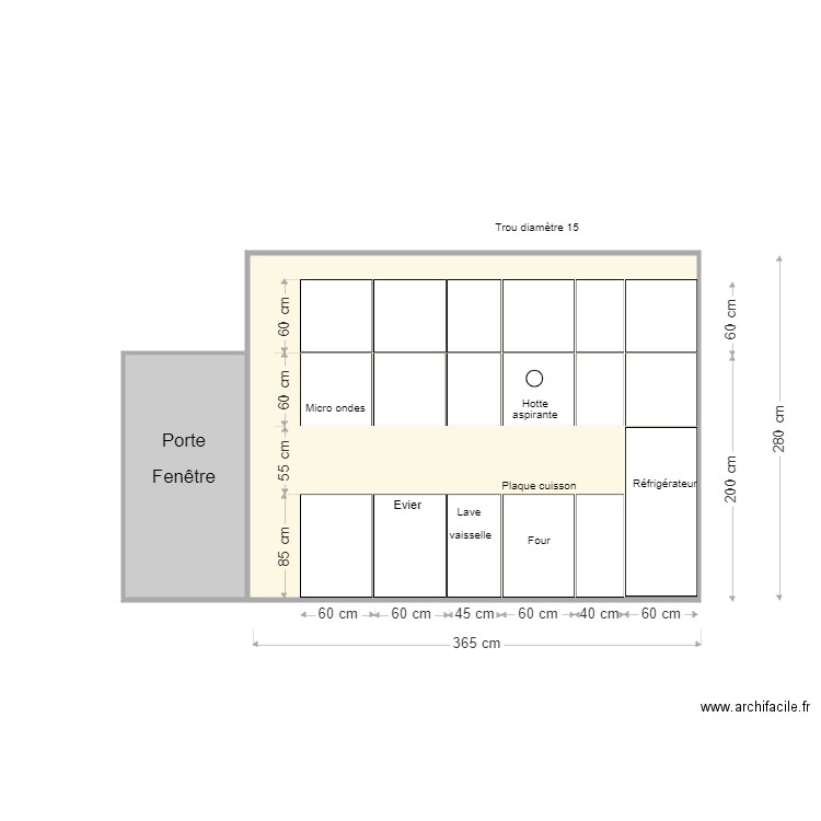 Montfleury Cuisine. Plan de 0 pièce et 0 m2